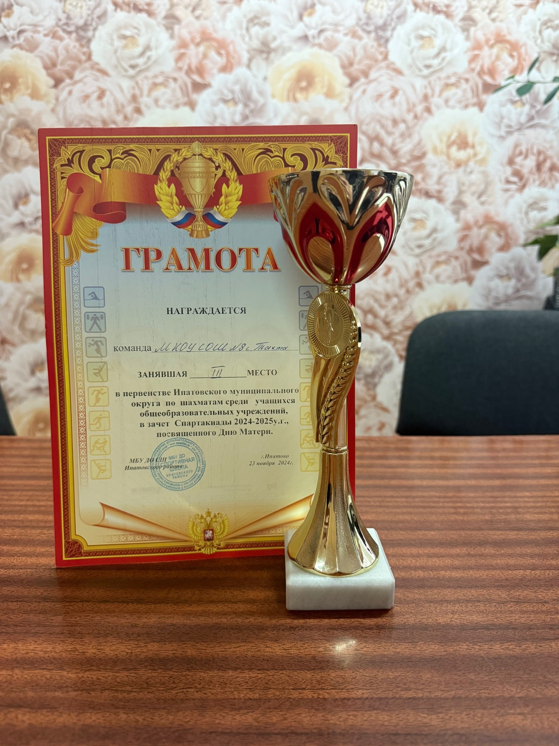 Первенство Ипатовского муниципального округа по шахматам.